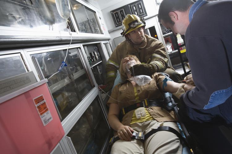 Training - on board ambulance