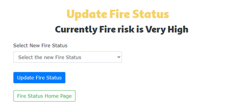 Fire Status Screen